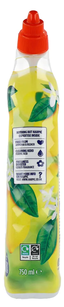 Harpic Active Fresh Citrus Toilet Cleaning Gel (750 ml) - image 2