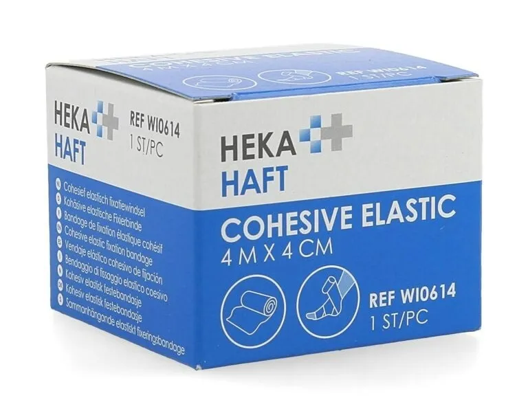 Van Heek Heka Haft Klevend Elastisch Windsel 4mx4cm (1 stuk)