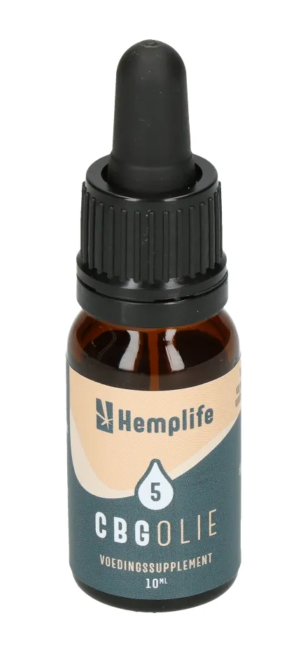 Hemplife Cbg Olie 5% Druppels (10 ml)