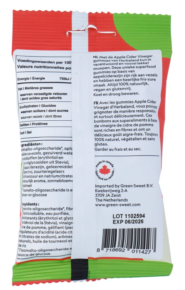 Herbaland Gummies Apple Cider Vinegar (40 gr)