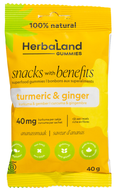 Herbaland Gummies Tumeric & Ginger (40 gr)