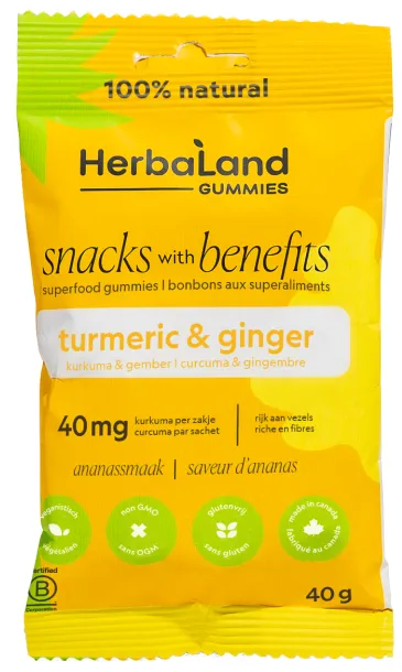 Herbaland Gummies Tumeric & Ginger (40 gr)