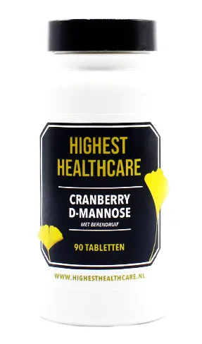Highest Healthcare Cranberry D-mannose Tabletten (90 tabletten)