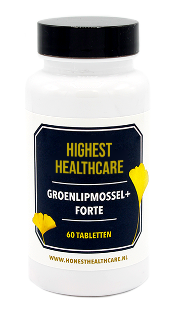 Highest Healthcare Groenlipmossel + Forte Tabletten (60 tabletten)
