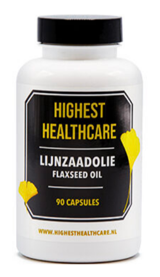 Highest Healthcare Lijnzaadolie Capsules (90 capsules)