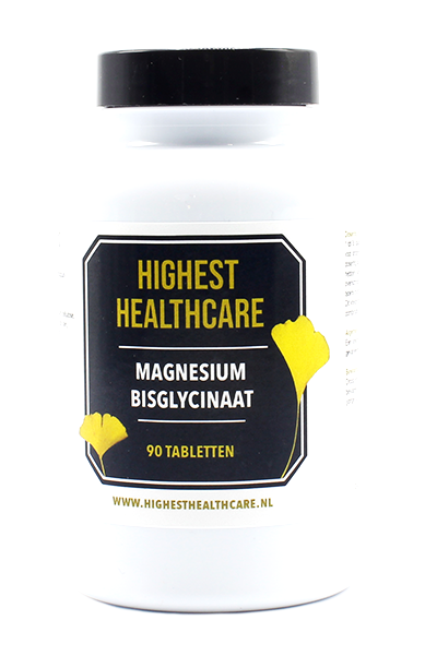 Highest Healthcare Magnesium Bisglycinaat Tabletten (90 tabletten)
