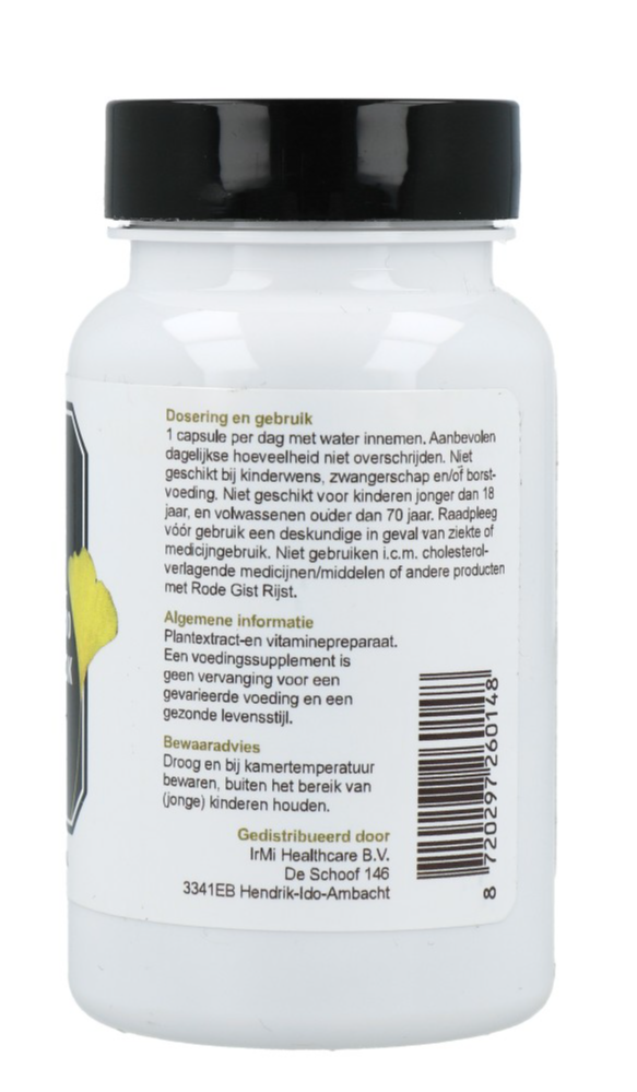 Highest Healthcare Rode Rijst Q10 & Zwarte Knoflook Capsules (60 capsules) - image 2