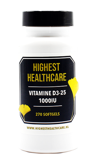 Highest Healthcare Vitamine D3-25 1000iu Softgels (270 capsules)