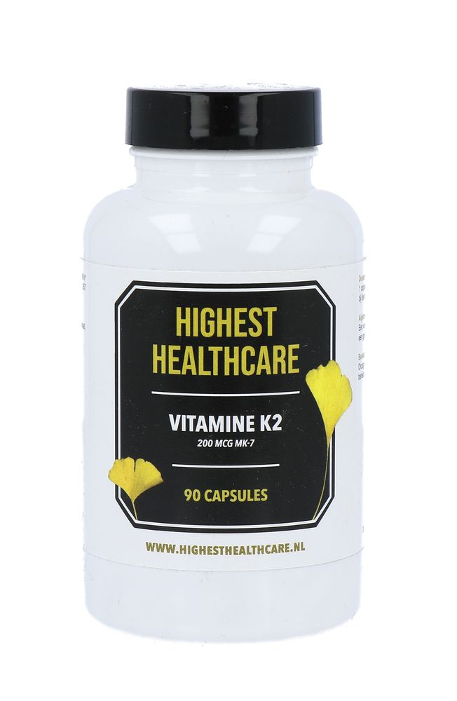 Highest Healthcare Vitamine K2 200mcg Capsules (90 capsules)