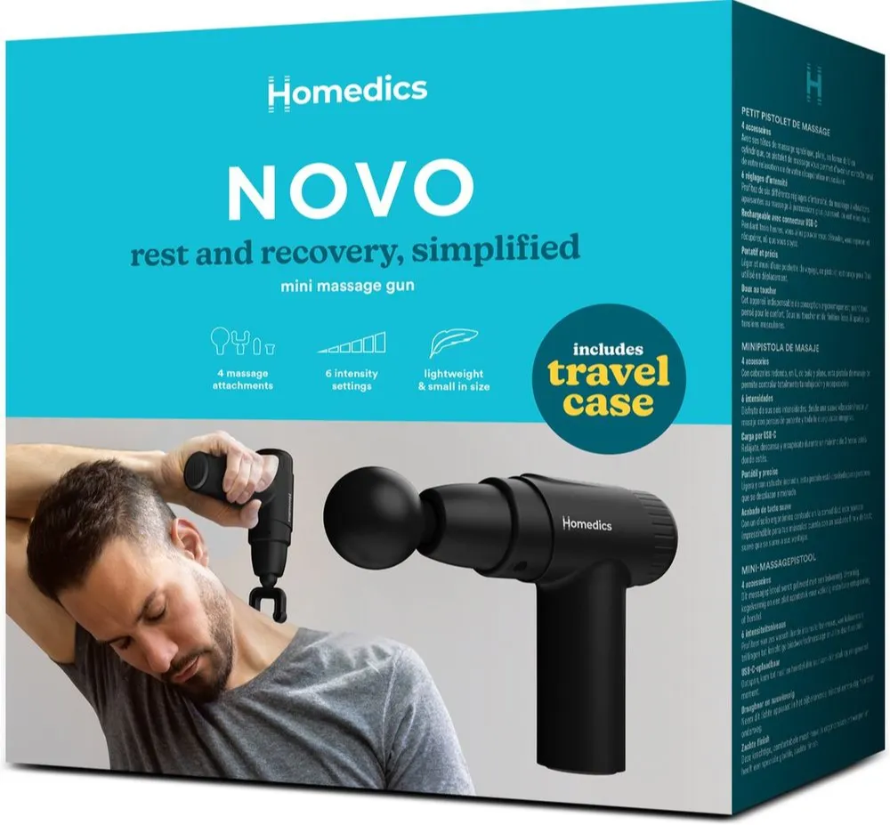 Homedics Novo Mini Massage Gun (1 stuk)