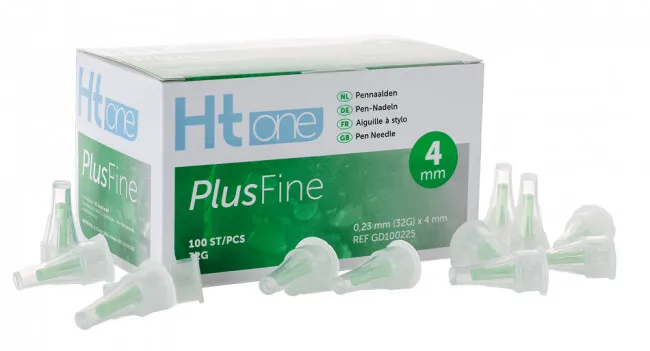 Ht One Plusfine Pennaalden 4 Mm (100 stuks)