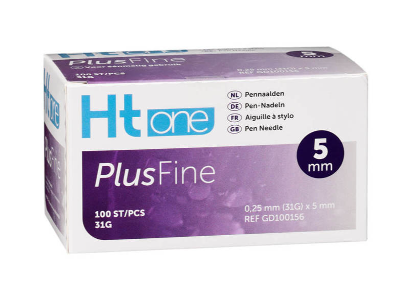 Ht One Plusfine Pennaalden 5 Mm (100 stuks)