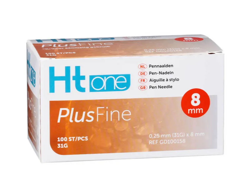 Ht One Plusfine Pennaalden 8mm (100 stuks)