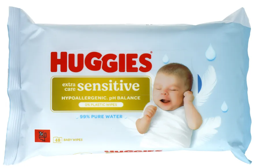 Huggies Sensitive Baby Doekjes (48 stuks)