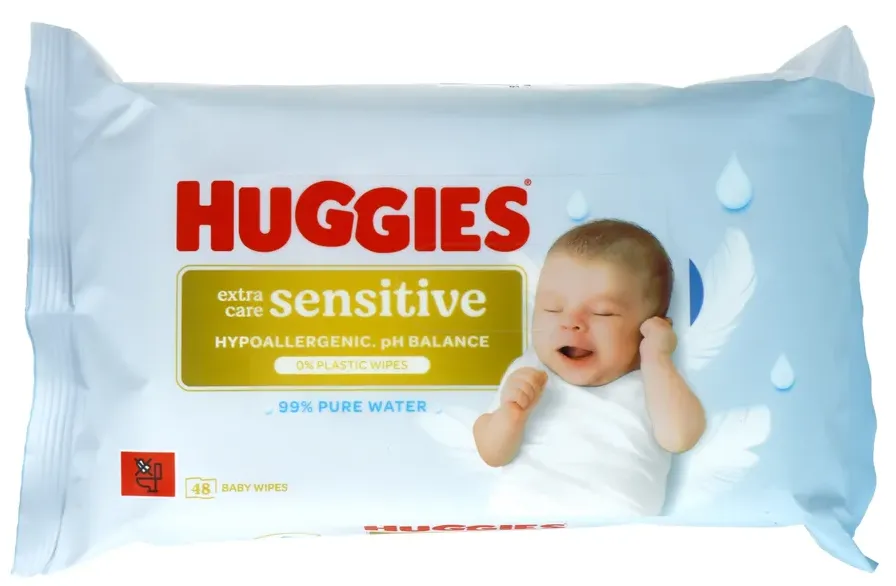 Huggies Sensitive Baby Doekjes (48 stuks)