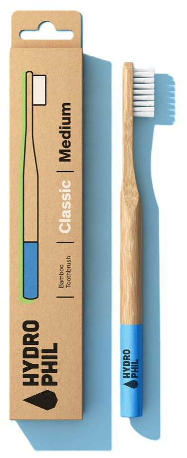 Hydrophil Bamboo Toothbrush Classic Medium (1 stuk) - image 2