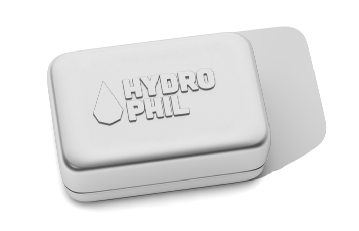Hydrophil Zeepdoos Aluminium (1 stuk)