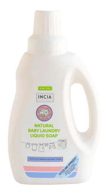 Incia Natural Baby Laundry Liquid Soap (750 ml)