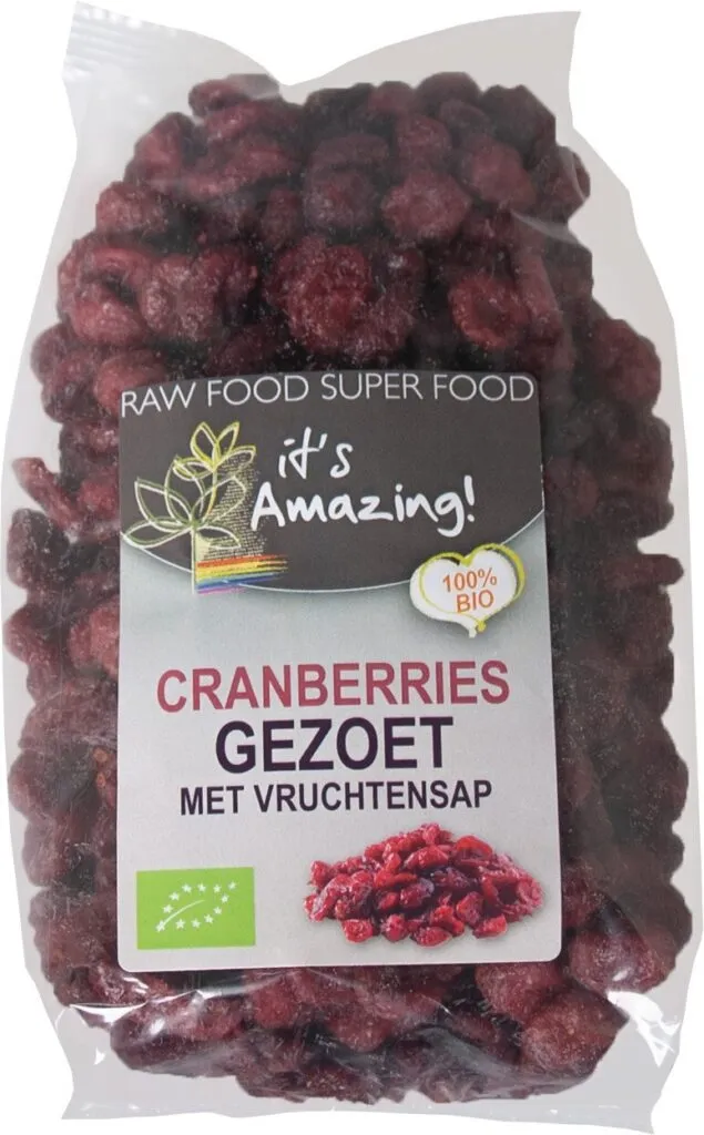 Its Amazing Cranberries Gezoet met Vruchtensap (500 gr)