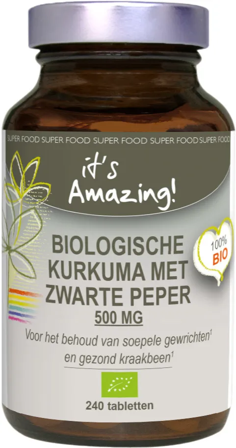 Its Amazing Kurkuma Zwarte Peper Tabletten (240 tabletten)