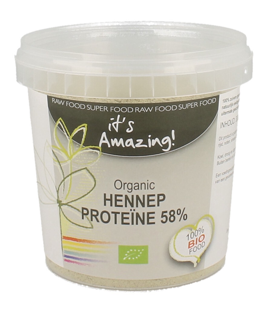 Its Amazing Organic Hennep Proteine 58% (300 gr)