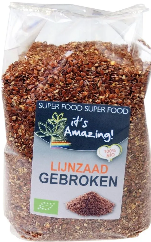 Its Amazing Lijnzaad Gebroken (400 gr)