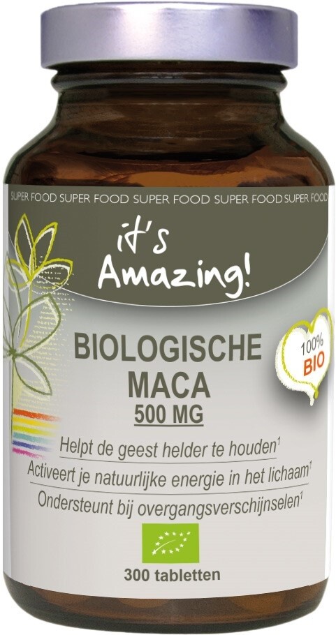 Its Amazing Biologische Maca 500 Mg Tabletten (300 tabletten)