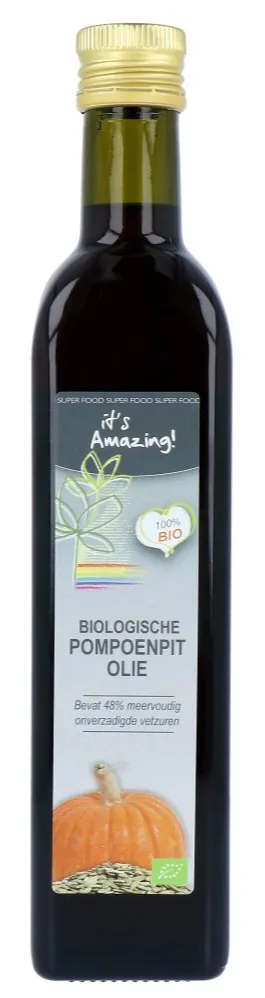 Its Amazing Pompoenpit Olie Biologisch (500 ml)