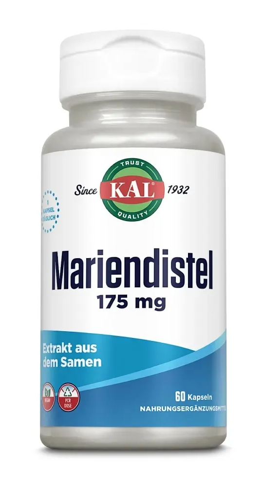 Kal Mariadistelzaadextract 175 Mg Capsules (60 capsules)