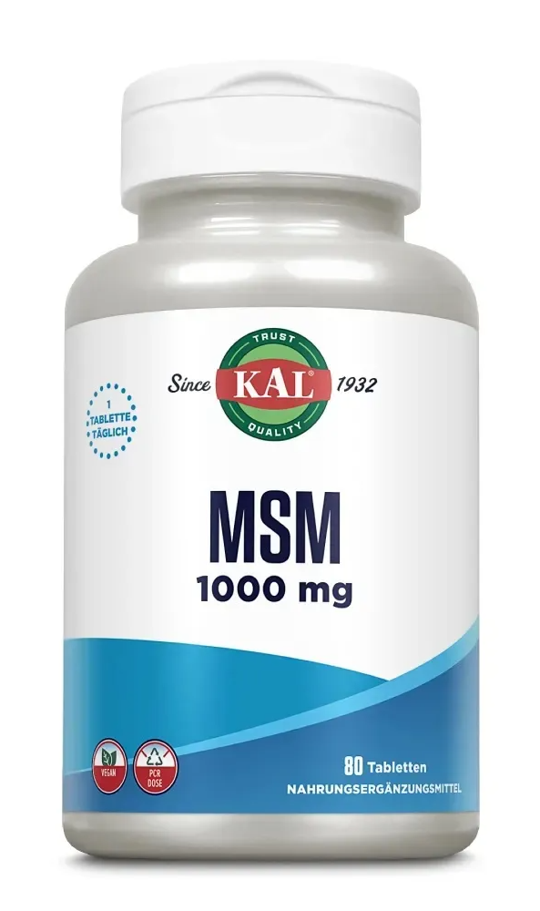 Kal Msm 1000mg Tabletten (80 tabletten)
