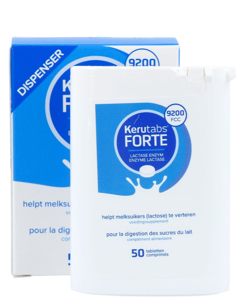 Kerutabs Forte Lactase Enzym 9200 Fcc Tabletten (50 tabletten) - image 2