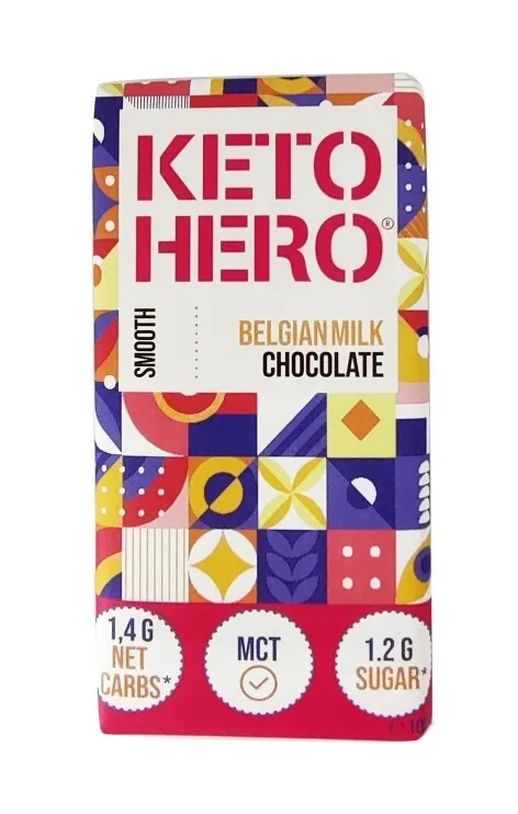 Keto Hero Smooth Belgian Milk Chocolate (100 gr)