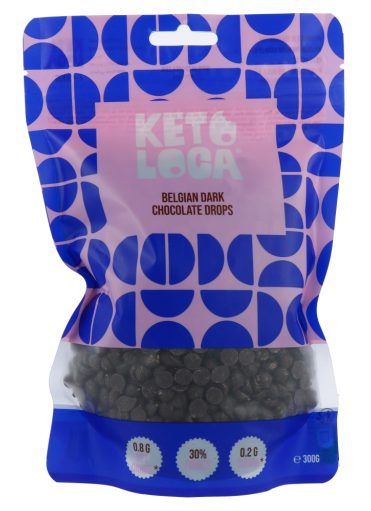 Keto Hero Belgian Dark Chocolate Drops (300 gr)