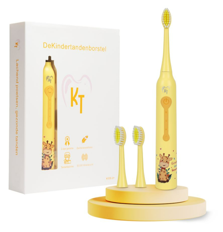 Dekindertandenborstel Sonische Tandenborstel Geel (1 stuk)