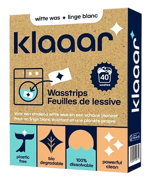 Klaaar Wasstrips Witte Was (40 stuks)