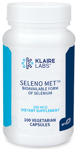 Klaire Labs Seleno Methionine 200mcg Capsules (100 capsules)