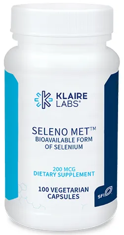 Klaire Labs Seleno Methionine 200mcg Capsules (100 capsules)