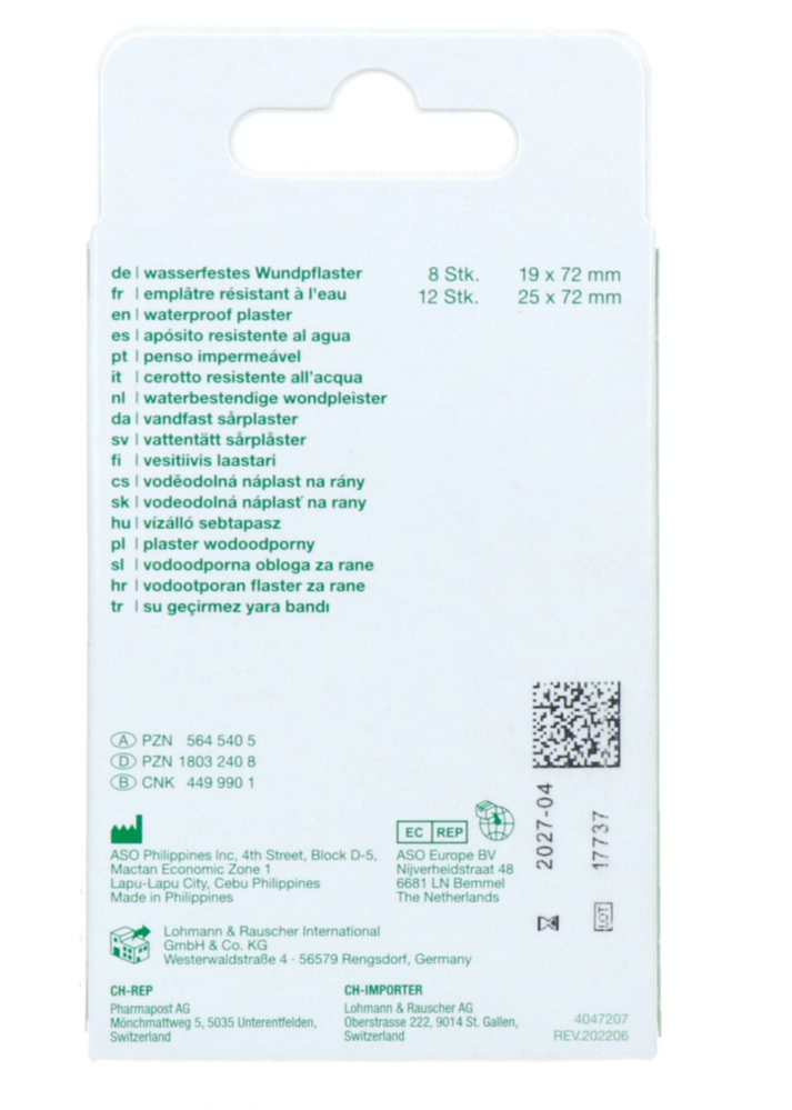 Lohmann & Rauscher Curaplast Waterproof Pleisters (20 stuks)