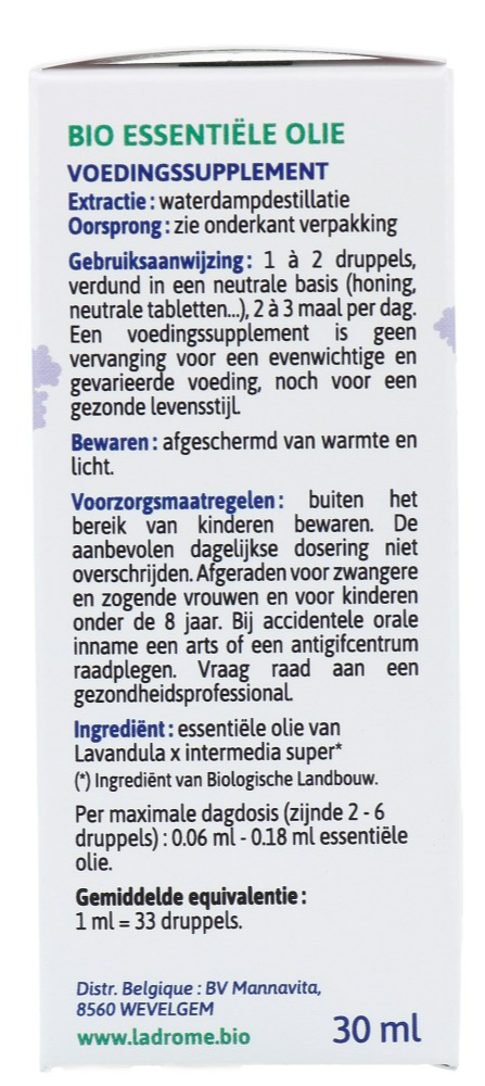 Ladrôme Lavandin Super Olie Bio (30 ml) - image 2