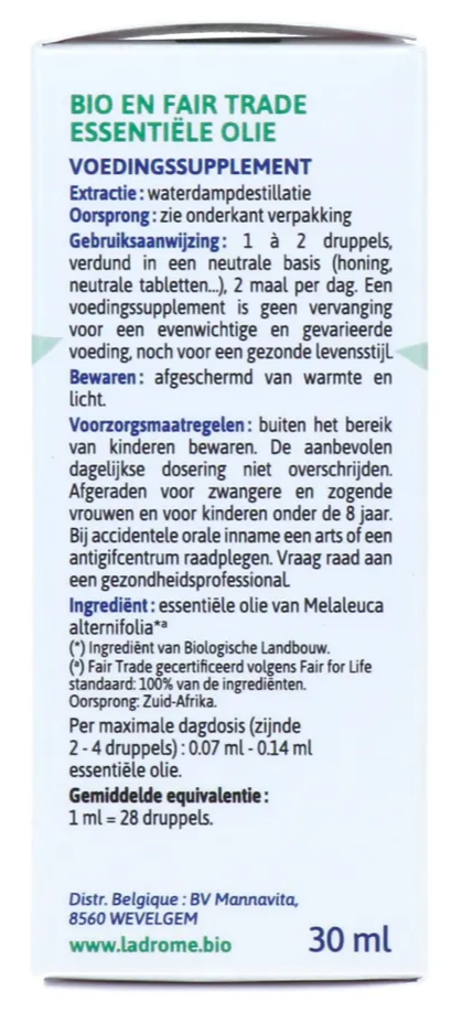 Ladrôme Tea Tree Olie (30 ml) - image 2