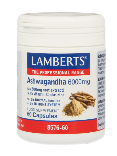 Lamberts Ashwagandha 6000mg Capsules (60 capsules)