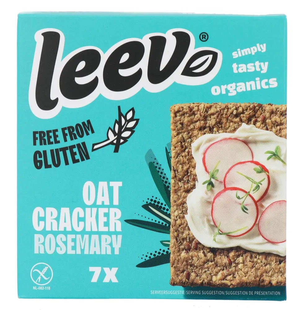 Leev Oat Cracker Rosemary (100 gr)