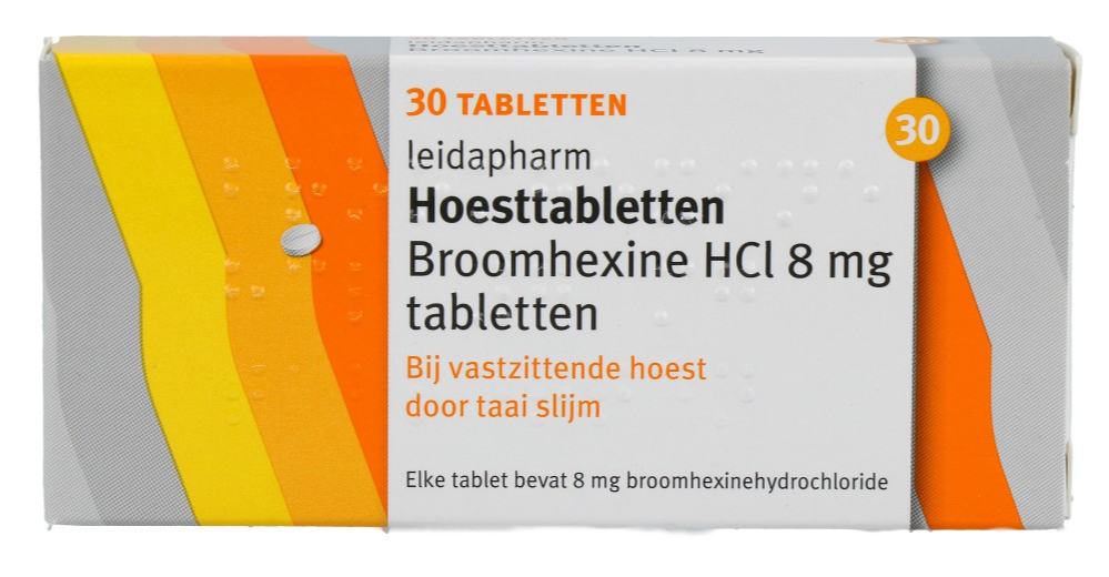 Leidapharm Broomhexine HCI 8 mg Hoesttabletten (30 stuks)