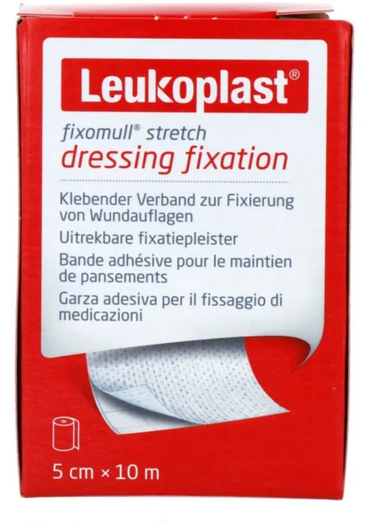 Leukoplast Fixomull Stretch Fixatiepleister 10m x 5cm (1 stuk)