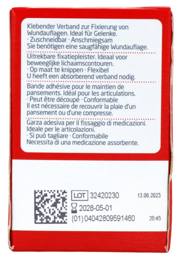 Leukoplast Fixomull Stretch Fixatiepleister 10m x 5cm (1 stuk) - image 2