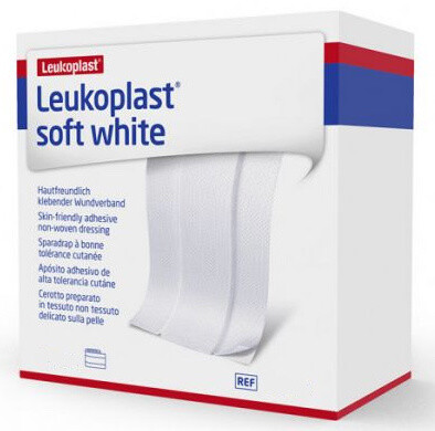 Leukoplast Soft White Wondpleister 5m x 8cm (1 stuk)