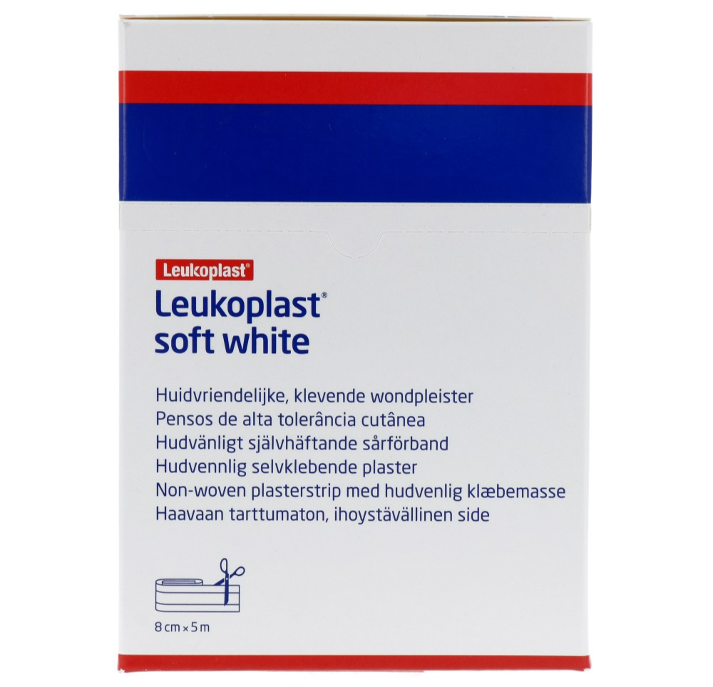 Leukoplast Soft White Wondpleister 5m x 8cm (1 stuk) - image 3