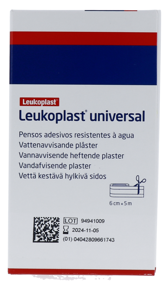 Leukoplast Universal 6cmx5m (1 stuk)