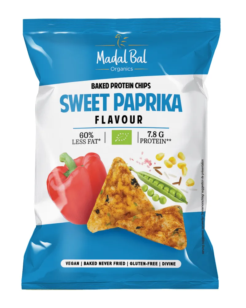 Madal Bal Baked Protein Chips Sweet Paprika Flavour (60 gr)