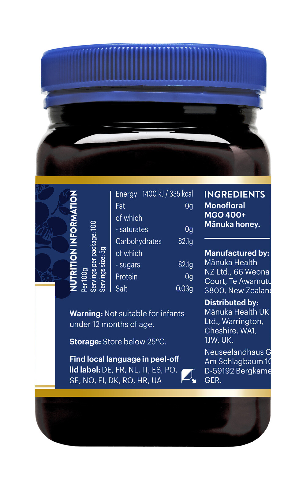 Manuka Health Honing Mgo 400+ (500 gr) - image 3